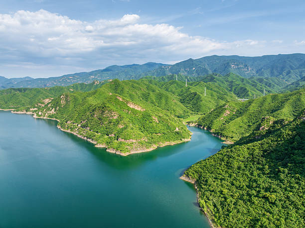istock Overlooking beautiful Zhaitang Reservoir in Beijing 2225488961