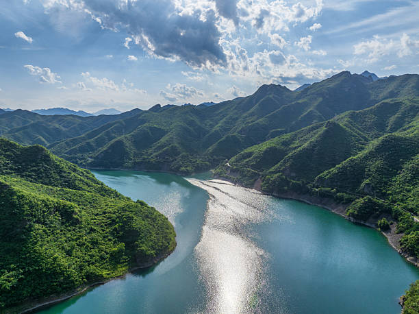 istock Overlooking beautiful Zhaitang Reservoir in Beijing 2225488991