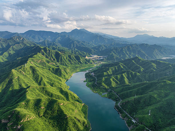 istock Overlooking beautiful Zhaitang Reservoir in Beijing 2225489057