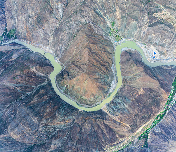 Aerial View - Clouds over Andes Mountains in Cusco, Peru