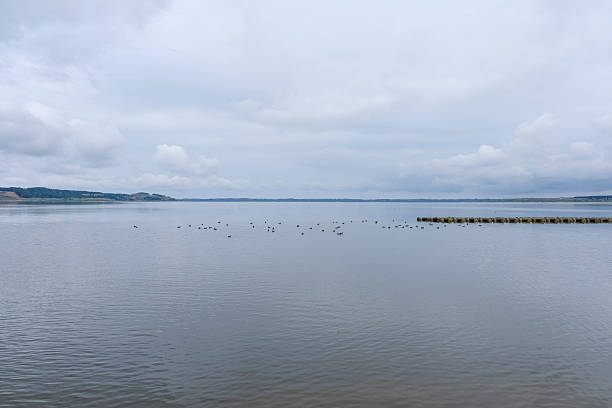 Lake Ogawara in Aomori Prefecture Lake Ogawara, the largest lake in Aomori Prefecture misawa japan stock pictures, royalty-free photos & images