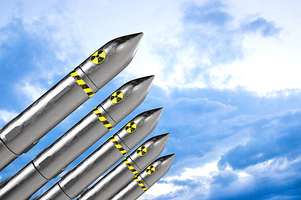istock Nuclear missiles against the sky 2225499777