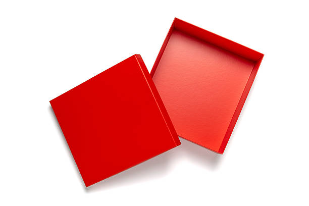 istock Open Red Gift Box on White Background - Minimalist and Vibrant Design 2225501109