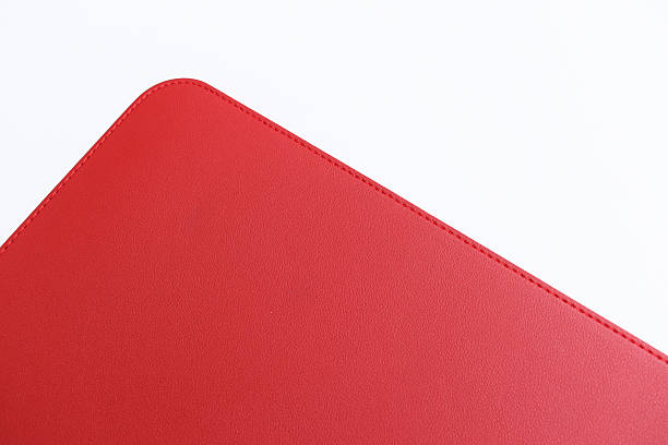 istock shiny red leather texture isolated on white background 2225502053