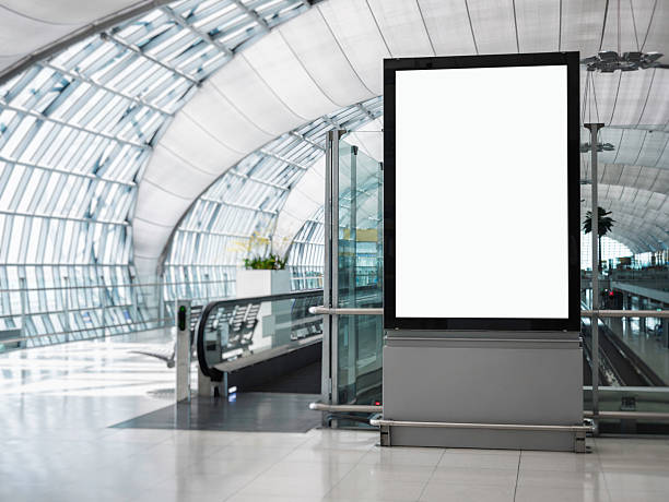 istock Mock up Banner signboard Media advertisement Indoor Public building information board 2225502993
