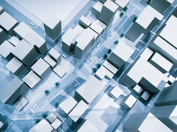 istock Architecture model City plan Building Urban development Planning Aerial view 2225503843