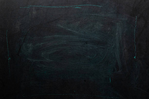 Close-up of smudged blank blackboard texture background.