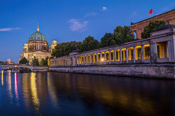 istock The Museum Island in Berlin at night 2225510990