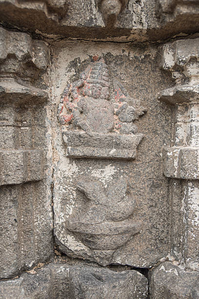 istock Intricate carvings at Mallikarjun Temple 2225513723