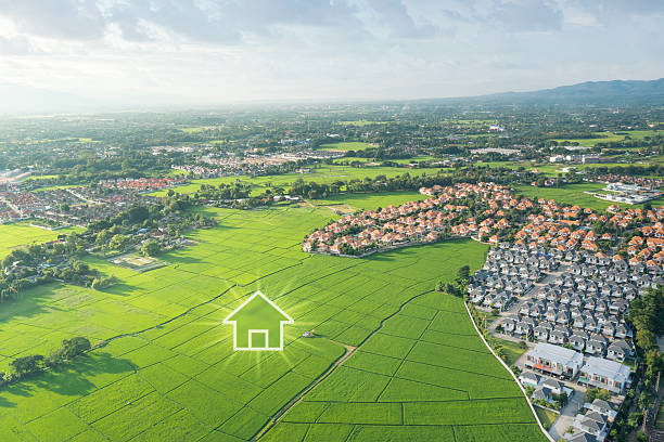 istock Land and house dream concept. 2225517472