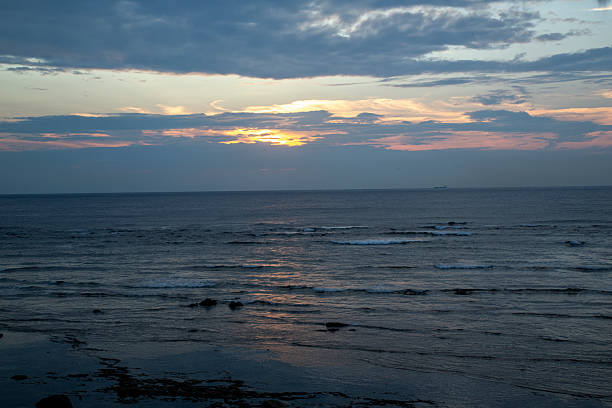 Summer sunset scenery on Amami Oshima