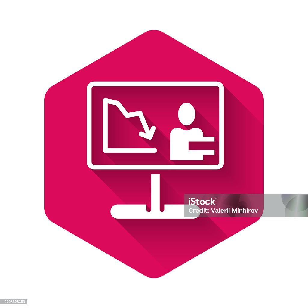 Ikon berita krisis ekonomi global putih terisolasi dengan latar belakang bayangan panjang. Krisis keuangan dunia. Tombol segi enam merah muda. Vektor - Bebas Royalti Analisis - Memandang vektor stok Ikon berita krisis ekonomi global putih terisolasi dengan latar belakang bayangan panjang. Krisis keuangan dunia. Tombol segi enam merah muda. Vektor - Bebas Royalti Analisis - Memandang vektor stok