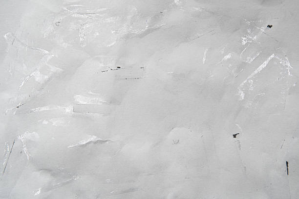 Grungy White Paper with Glue Stains Texture