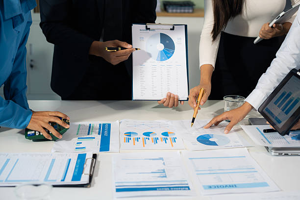 istock Business team working and update tasks with milestones progress planning and professional investor working new start up project in the office. 2225534449