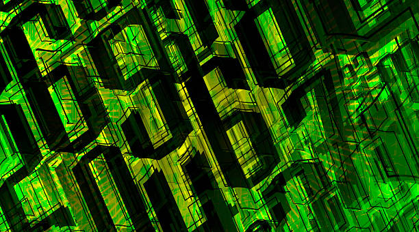 istock abstract large black numbers stacked on gradient green and yellow background, decor, fashion, banner, template, picture, background, copy space 2225535109