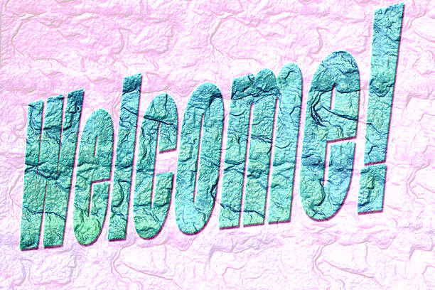 Welcome Text on the Wall