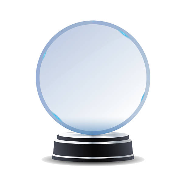 istock Silver and glass award prize in modern style. Glossy trophy with metallic elements for corporate success, competitions, and official ceremonies. 2225540669
