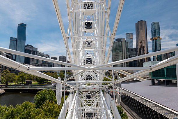 Ferris Wheel view with Melbourne skyline in the background