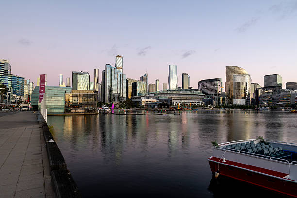 istock Docklands waterfront in Melbourne, Australia 2225560674