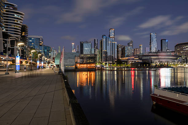 istock Docklands waterfront in Melbourne, Australia 2225561601