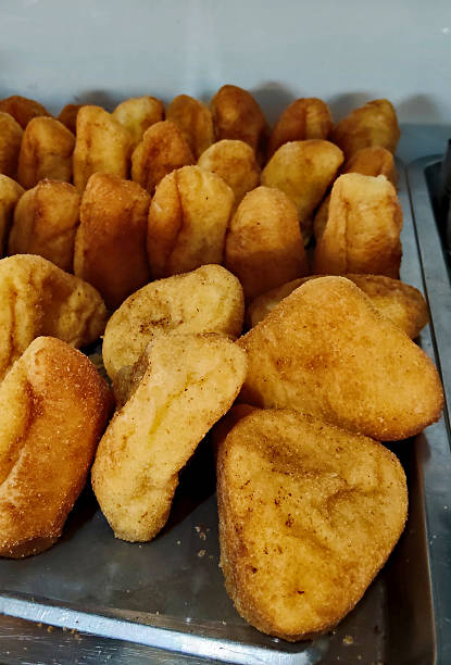 istock Golden Crispy Fried Dough Snacks on Tray 2225567586