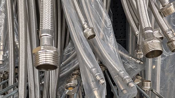 This excellent collection of durable stainless steel hoses is fully prepared for plumbing installations and repairs