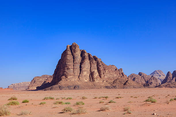 Landscape of Wadi Rum in Jordan.