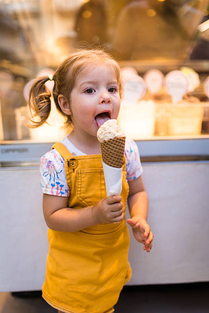 istock Little Ice Cream Taster 2225582313
