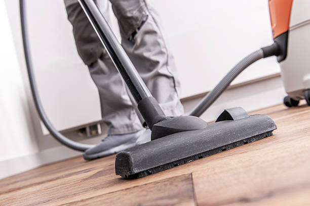 istock Vacuuming Floor With Modern Cleaner in a Bright Room During Daylight Hours 2225586379