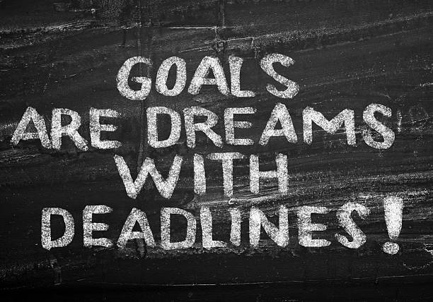 istock Goals are dreams with deadlines 2225590043