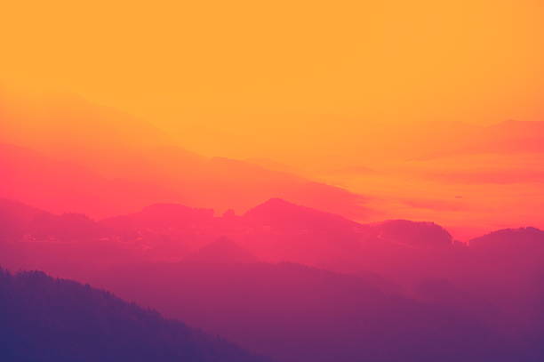 Mountain and sea of clouds