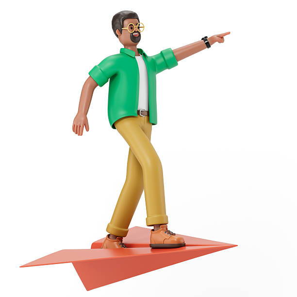 istock Career advancement, professional growth, fast track to success 2225592684