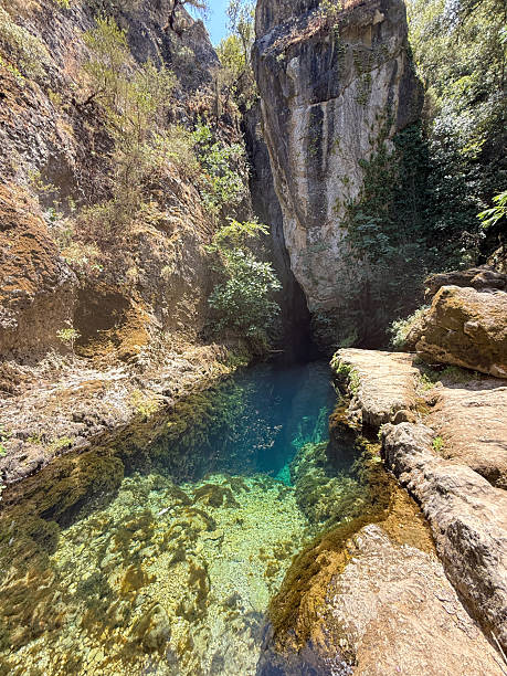 istock Su Cologone Spring, Crystal Clear Karst Water in Sardinia 2225596814