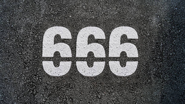 istock Number six hundred and sixty-six, 666 2225597208