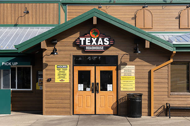 Joliet, IL, USA - July 16, 2025: Texas Roadhouse is an American steakhouse restaurant chain with Texan and Southwest cuisine.