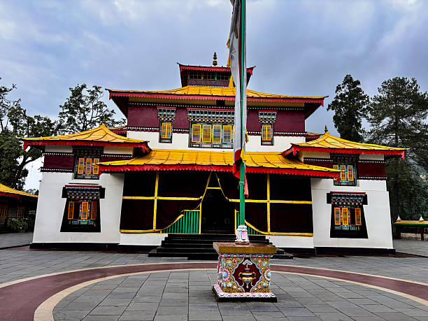 istock Front side view of The Enchey Buddhist Monastery Gangtok 2225606047