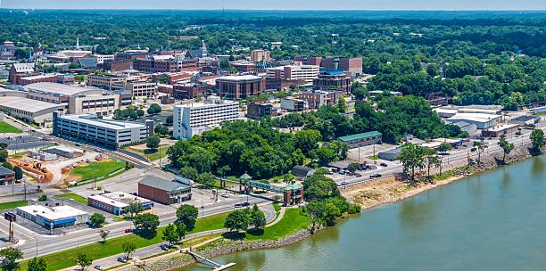 istock Clarksville, Tennessee Skyline Aerial View 2225610941