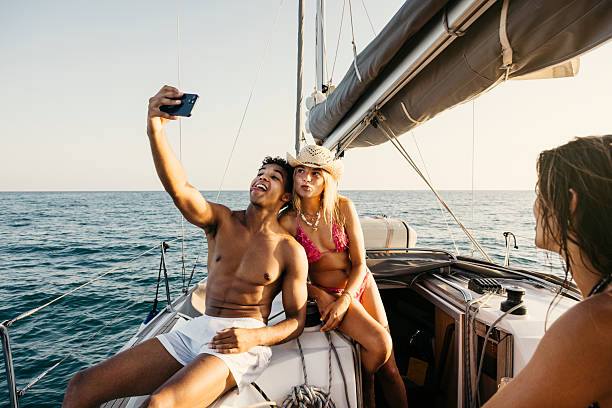 istock Friends taking a selfie while sailing on a summer day 2225613667