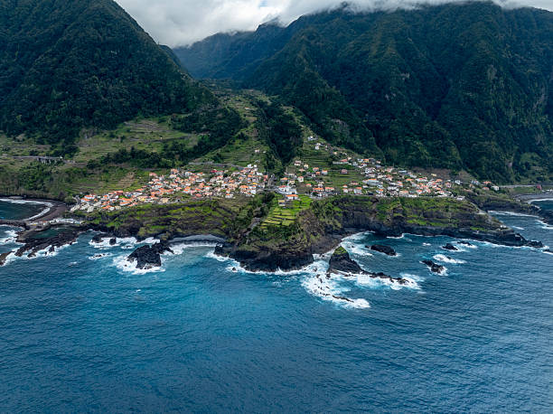 istock Aerial view of Madeira island 2225616618