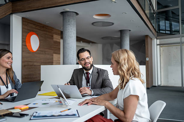 istock Business team discussing financial results in modern office 2225617319