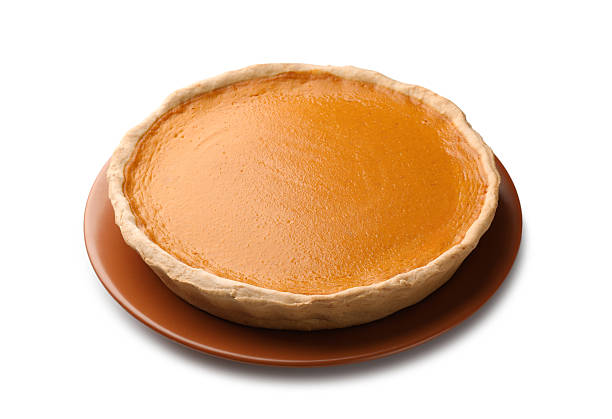 istock Tasty homemade pumpkin pie isolated on white 2225618488