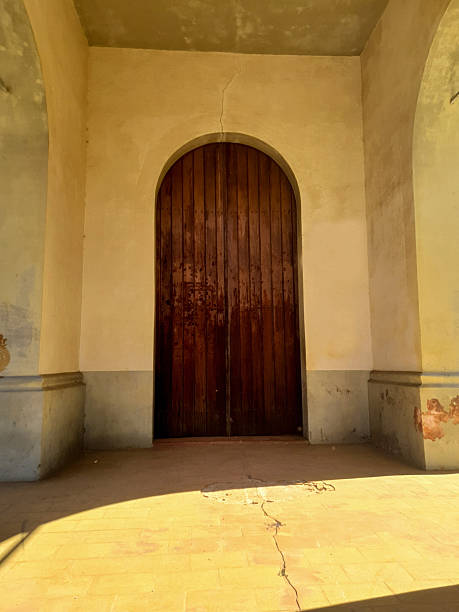 istock Wooden door 2225624753