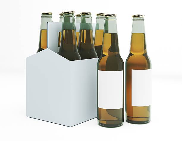 istock 3D render of a beer pack isolated on a white background. 2225624832