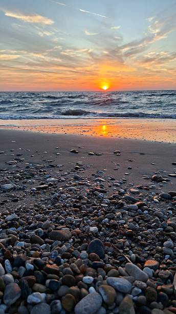 istock Footstep print on sand during sunset on beach 2225628306
