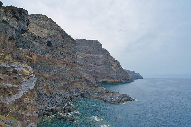 The cliffs of Poris de Candelaria in La Palma