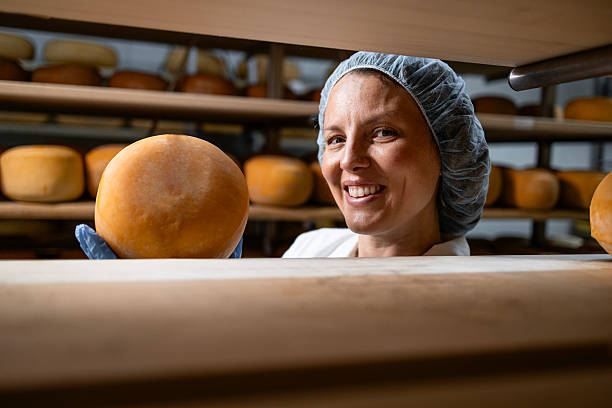istock Making cheese dairy product with love. 2225630398