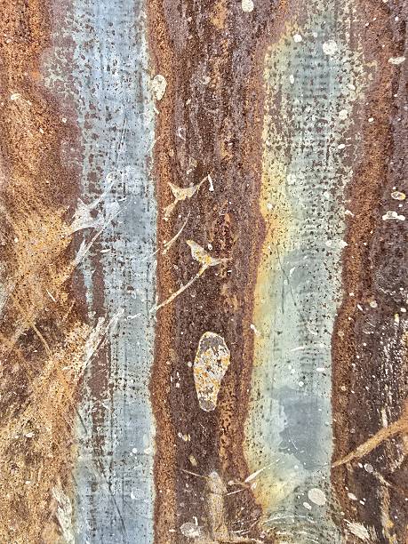 istock Abstract Rusty Metal Background with Blue and Brown Textures 2225630514
