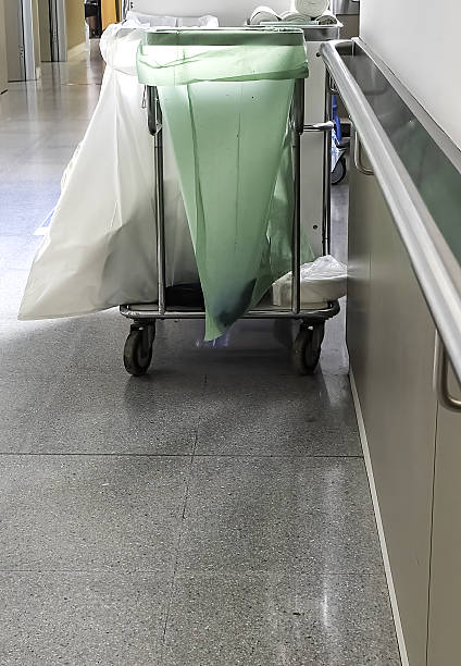 istock Hospital cleaning cart 2225631518