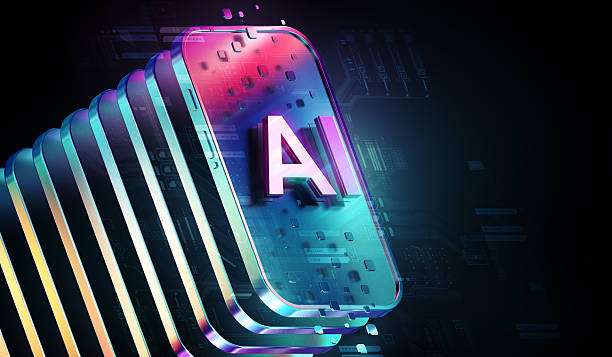 istock Artificial Intelligence concept showcasing AI Core Integration in Modern Smartphones and Gadgets. Modern Graphic Design, HUD Elements and Tech-Inspired Graphic Design Highlight Latest Innovative Technologies 2225632484