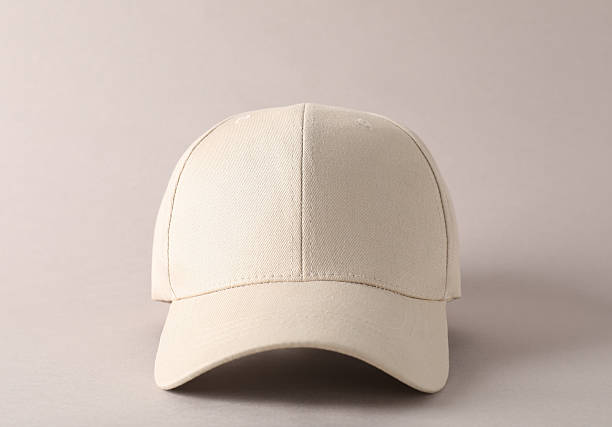 Stylish baseball cap on light grey background. Mockup for design